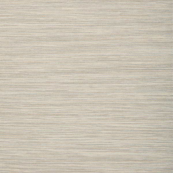 Stream Weave, Beige and Silver Wallcoverings | Thibaut