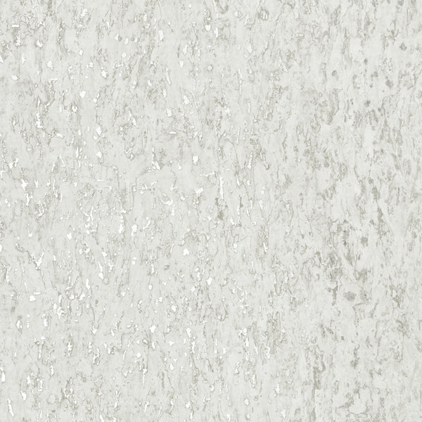 Montado Cork, White on Mylar Wallcoverings | Thibaut