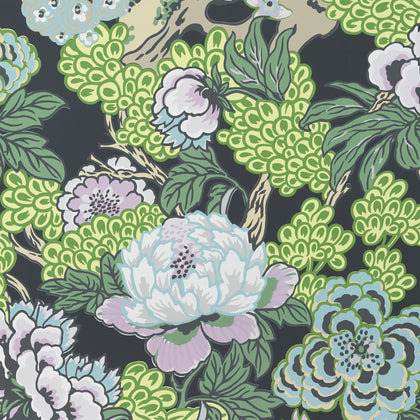 Honshu Grey - Grey Wallcovering | Thibaut