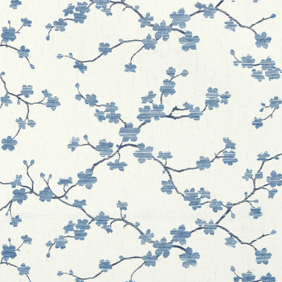 Sakura Blue - Blue Wallcovering | Thibaut