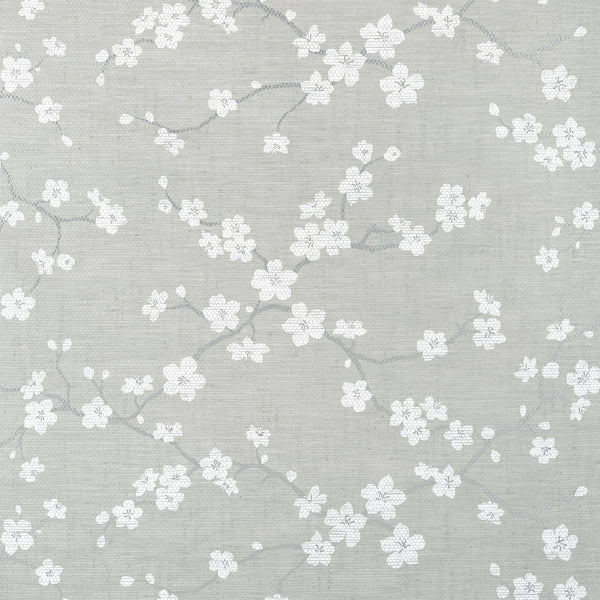 Sakura Grey - Grey Wallcovering | Thibaut