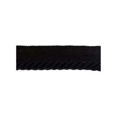 Samples and Purchasing available for Coeur Cable-S - Black Black By Brunschwig & Fils | Le Coeur Passementerie |  Trim Cord at Designer Wallcoverings and Fabrics
