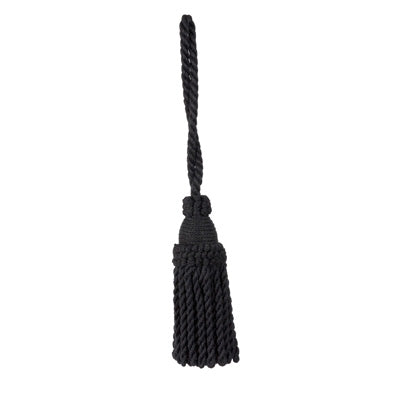 Samples and Purchasing available for Coeur Tassel - Black Black By Brunschwig & Fils | Le Coeur Passementerie |  Trim Tassel / Tieback at Designer Wallcoverings and Fabrics