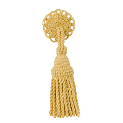 Samples and Purchasing available for Coeur Tassel-Ro - Daffodil Yellow By Brunschwig & Fils | Le Coeur Passementerie |  Trim Tassel / Tieback at Designer Wallcoverings and Fabrics