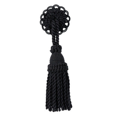 Samples and Purchasing available for Coeur Tassel-Ro - Black Black By Brunschwig & Fils | Le Coeur Passementerie |  Trim Tassel / Tieback at Designer Wallcoverings and Fabrics