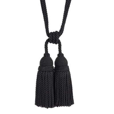 Samples and Purchasing available for Coeur Tieback-D - Black Black By Brunschwig & Fils | Le Coeur Passementerie |  Trim Tassel / Tieback at Designer Wallcoverings and Fabrics