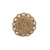 Coeur Rosette - Straw Beige By Brunschwig & Fils | Le Coeur Passementerie |  Trim Button/Frogs/Rosettes