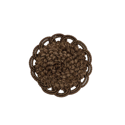 Samples and Purchasing available for Coeur Rosette - Tobacco Brown By Brunschwig & Fils | Le Coeur Passementerie |  Trim Button/Frogs/Rosettes at Designer Wallcoverings and Fabrics