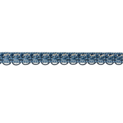 Samples and Purchasing available for Soie Gimp - Canton Blue Light Blue By Brunschwig & Fils | La Soie Passementerie |  Trim Cord at Designer Wallcoverings and Fabrics