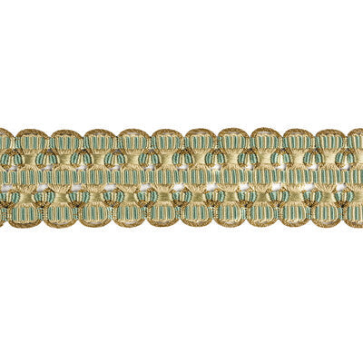 Samples and Purchasing available for Soie Galon - Willow Light Blue By Brunschwig & Fils | La Soie Passementerie |  Trim Braid / Tape at Designer Wallcoverings and Fabrics