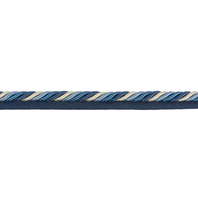 Samples and Purchasing available for Soie Cord - Canton Blue Blue By Brunschwig & Fils | La Soie Passementerie |  Trim Cord at Designer Wallcoverings and Fabrics
