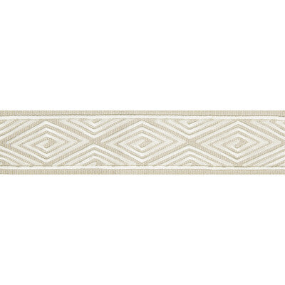 Samples and Purchasing available for Labyrinthe Tape - Ivory Ivory By Brunschwig & Fils | Les Ensembliers |  Trim Braid / Tape at Designer Wallcoverings and Fabrics