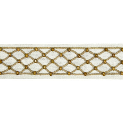 Samples and Purchasing available for Le Boise Tape - Sand Beige By Brunschwig & Fils | Les Ensembliers |  Trim Braid / Tape at Designer Wallcoverings and Fabrics
