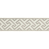 Samples and Purchasing available for Sanchi Tape - Oyster Grey By Brunschwig & Fils | Treillis Passementerie |  Trim Braid / Tape at Designer Wallcoverings and Fabrics