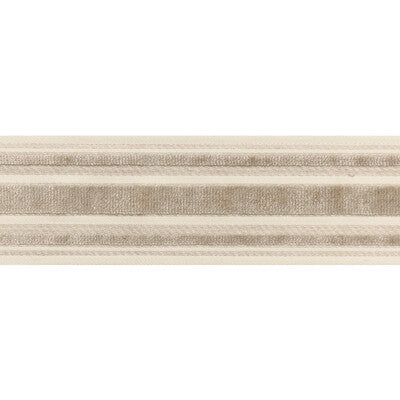 Samples and Purchasing available for Canton Tape - Pebble Ivory By Brunschwig & Fils | Treillis Passementerie |  Trim Braid / Tape at Designer Wallcoverings and Fabrics