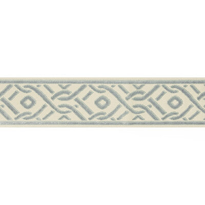 Samples and Purchasing available for Pailou Tape - Mist Turquoise By Brunschwig & Fils | Treillis Passementerie |  Trim Braid / Tape at Designer Wallcoverings and Fabrics