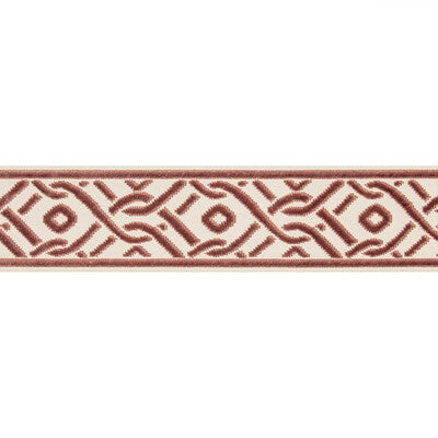 Samples and Purchasing available for Pailou Tape - Spice Coral By Brunschwig & Fils | Treillis Passementerie |  Trim Braid / Tape at Designer Wallcoverings and Fabrics