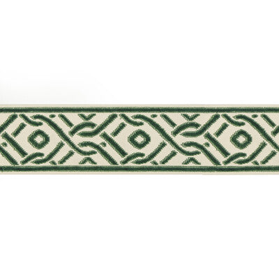 Samples and Purchasing available for Pailou Tape - Evergreen Green By Brunschwig & Fils | Treillis Passementerie |  Trim Braid / Tape at Designer Wallcoverings and Fabrics