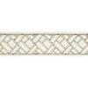 Samples and Purchasing available for Torana Tape - Pearl Beige By Brunschwig & Fils | Treillis Passementerie |  Trim Braid / Tape at Designer Wallcoverings and Fabrics