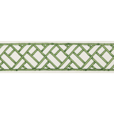 Samples and Purchasing available for Torana Tape - Leaf Green By Brunschwig & Fils | Treillis Passementerie |  Trim Braid / Tape at Designer Wallcoverings and Fabrics