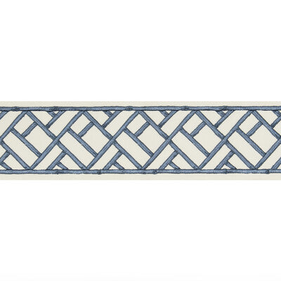 Samples and Purchasing available for Torana Tape - Blue Blue By Brunschwig & Fils | Treillis Passementerie |  Trim Braid / Tape at Designer Wallcoverings and Fabrics
