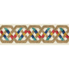 Samples and Purchasing available for Loriyan Tape - Multi Multi By Brunschwig & Fils | Treillis Passementerie |  Trim Braid / Tape at Designer Wallcoverings and Fabrics