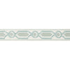 Samples and Purchasing available for Ganden Tape - Aqua Turquoise By Brunschwig & Fils | Treillis Passementerie |  Trim Braid / Tape at Designer Wallcoverings and Fabrics