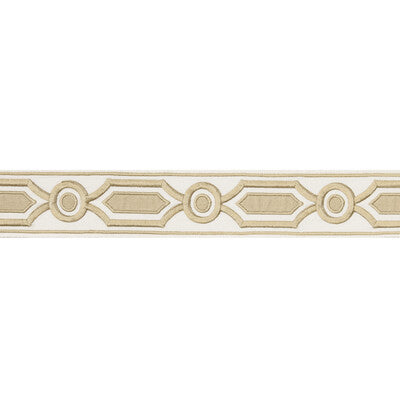 Samples and Purchasing available for Ganden Tape - Beige Beige By Brunschwig & Fils | Treillis Passementerie |  Trim Braid / Tape at Designer Wallcoverings and Fabrics