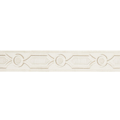 Samples and Purchasing available for Ganden Tape - Ivory Ivory By Brunschwig & Fils | Treillis Passementerie |  Trim Braid / Tape at Designer Wallcoverings and Fabrics