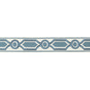 Samples and Purchasing available for Ganden Tape - Blue Blue By Brunschwig & Fils | Treillis Passementerie |  Trim Braid / Tape at Designer Wallcoverings and Fabrics
