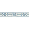 Samples and Purchasing available for Ganden Tape - Delft Blue By Brunschwig & Fils | Treillis Passementerie |  Trim Braid / Tape at Designer Wallcoverings and Fabrics