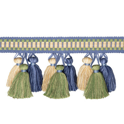 Samples and Purchasing available for Andre Tassel Fringe - Sky Multi By Brunschwig & Fils | Passementerie Volume I |  Trim Tassel Fringe at Designer Wallcoverings and Fabrics