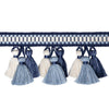 Samples and Purchasing available for Andre Tassel Fringe - Navy Dark Blue By Brunschwig & Fils | Passementerie Volume I |  Trim Tassel Fringe at Designer Wallcoverings and Fabrics