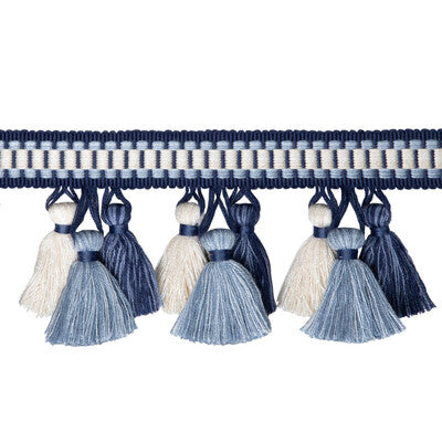 Samples and Purchasing available for Andre Tassel Fringe - Navy Dark Blue By Brunschwig & Fils | Passementerie Volume I |  Trim Tassel Fringe at Designer Wallcoverings and Fabrics