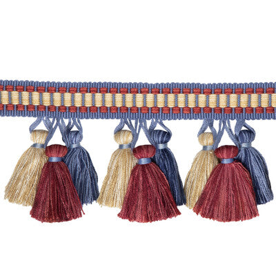 Samples and Purchasing available for Andre Tassel Fringe - Cadet Multi By Brunschwig & Fils | Passementerie Volume I |  Trim Tassel Fringe at Designer Wallcoverings and Fabrics