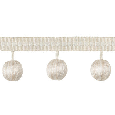 Samples and Purchasing available for Claude Ball Fringe - Snow Ivory By Brunschwig & Fils | Passementerie Volume I |  Trim Tassel Fringe at Designer Wallcoverings and Fabrics