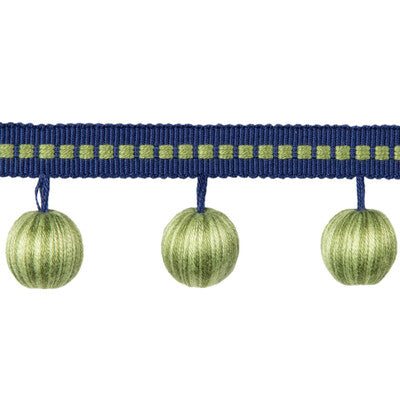 Samples and Purchasing available for Claude Ball Fringe - Navy Multi By Brunschwig & Fils | Passementerie Volume I |  Trim Tassel Fringe at Designer Wallcoverings and Fabrics