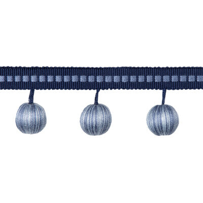 Samples and Purchasing available for Claude Ball Fringe - Blue Dark Blue By Brunschwig & Fils | Passementerie Volume I |  Trim Tassel Fringe at Designer Wallcoverings and Fabrics
