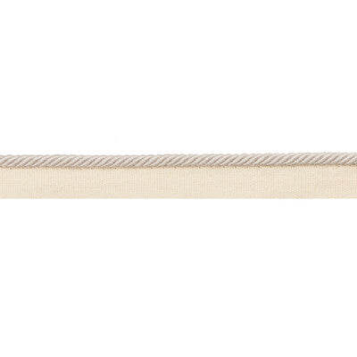 Samples and Purchasing available for Picardy Cord - Platinum Light Grey By Brunschwig & Fils | Passementerie Volume I |  Trim Cord at Designer Wallcoverings and Fabrics