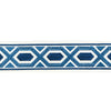 Samples and Purchasing available for Avril Tape - Blue Blue By Brunschwig & Fils | Treillis Passementerie Ii |  Trim Tapes at Designer Wallcoverings and Fabrics