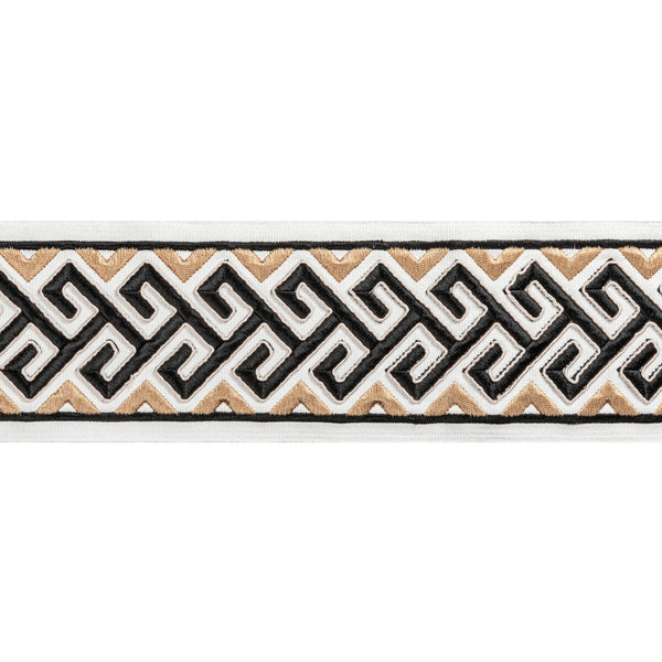 Audette Tape - Onyx Black By Brunschwig & Fils | Treillis Passementerie Ii |  Trim Tapes
