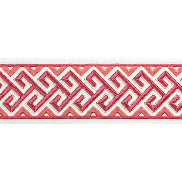 Audette Tape - Berry Pink By Brunschwig & Fils | Treillis Passementerie Ii |  Trim Tapes