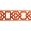 Samples and Purchasing available for Cerise Tape - Spice Orange By Brunschwig & Fils | Treillis Passementerie Ii |  Trim Tapes at Designer Wallcoverings and Fabrics