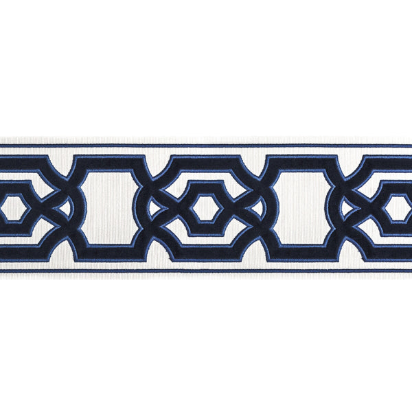Cerise Tape - Navy Dark Blue By Brunschwig & Fils | Treillis Passementerie Ii |  Trim Tapes