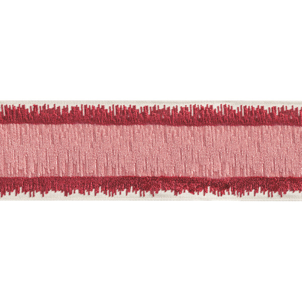 Bromo Tape - Red Red By Brunschwig & Fils | Treillis Passementerie Ii |  Trim Tapes