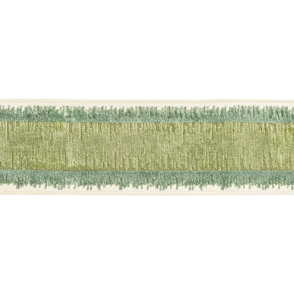 Samples and Purchasing available for Bromo Tape - Aloe Green By Brunschwig & Fils | Treillis Passementerie Ii |  Trim Tapes at Designer Wallcoverings and Fabrics
