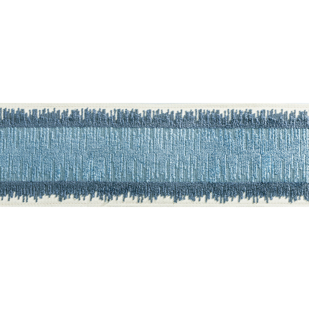 Samples and Purchasing available for Bromo Tape - Blue Blue By Brunschwig & Fils | Treillis Passementerie Ii |  Trim Tapes at Designer Wallcoverings and Fabrics