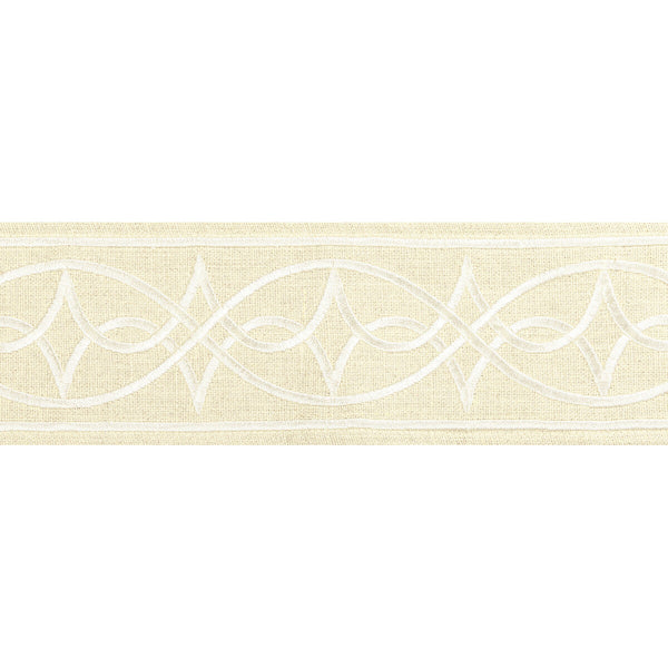 Anaelle Tape - Ivory Beige By Brunschwig & Fils | Treillis Passementerie Ii |  Trim Tapes