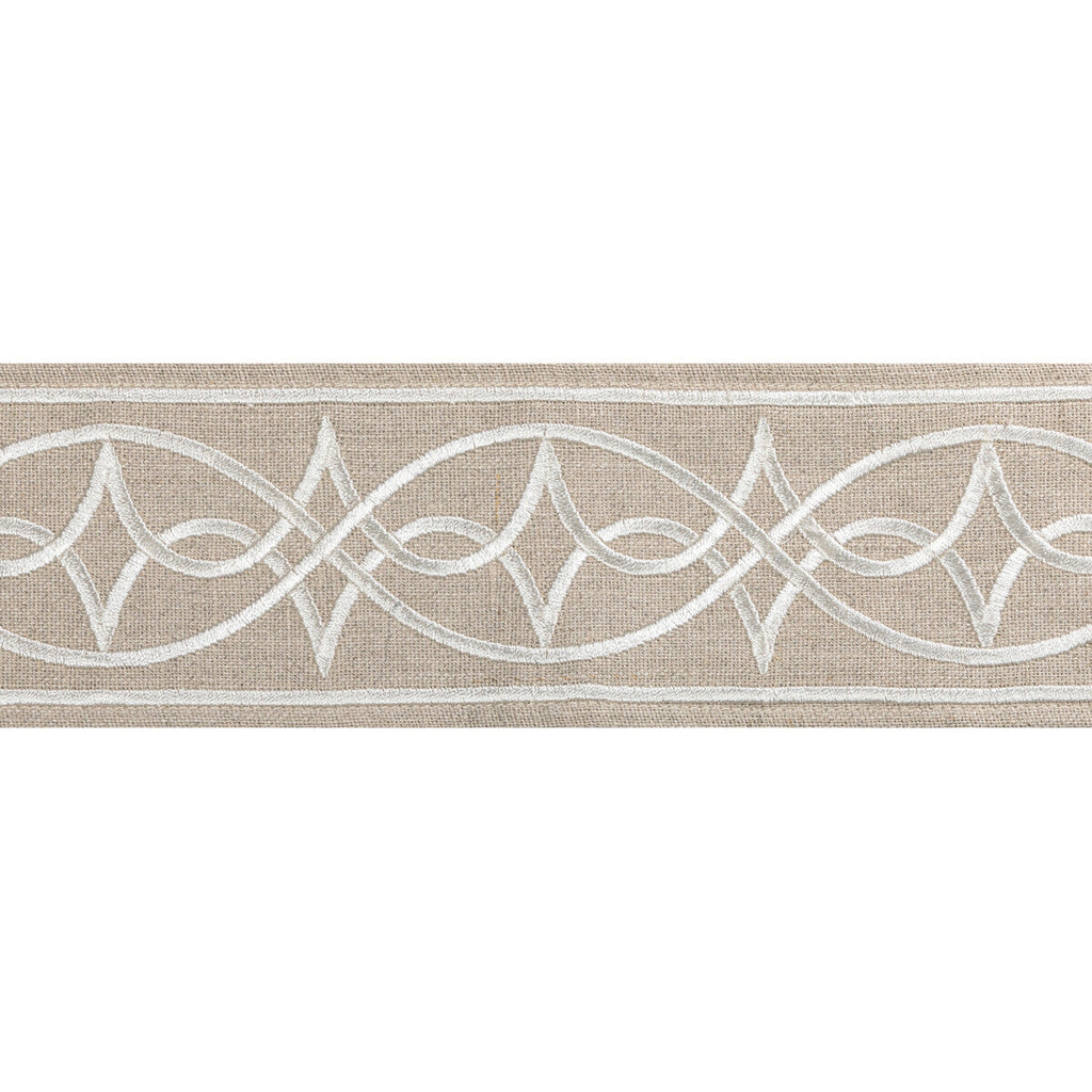 Samples and Purchasing available for Anaelle Tape - Pumice Grey By Brunschwig & Fils | Treillis Passementerie Ii |  Trim Tapes at Designer Wallcoverings and Fabrics
