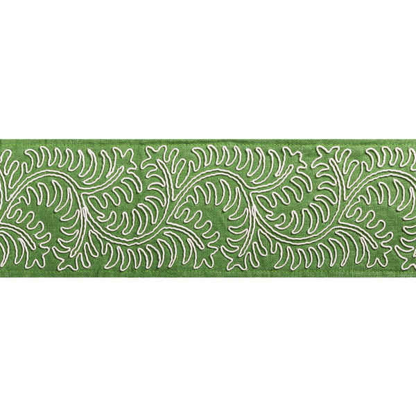 Sirine Tape - Leaf Green By Brunschwig & Fils | Treillis Passementerie Ii |  Trim Tapes